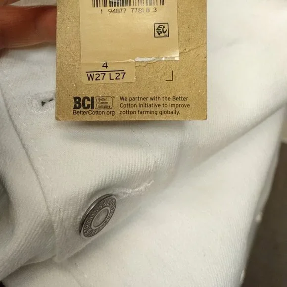 Levis Mile High Cropped Wide Leg Jeans Women's Ultra-High Rise - Picture 13 of 13